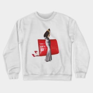 The Lady with Red Shoes Crewneck Sweatshirt